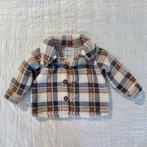 Carter’s Just One You Plaid Sherpa Jacket Baby Boys 6m